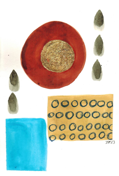 Abst_10_14,5x21cm Minimalismus