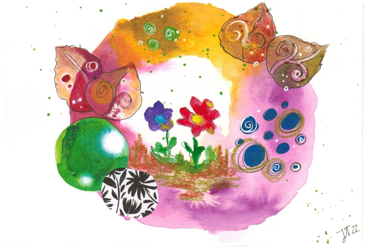 Abst_18_14x21cm Dreamscape Spring
