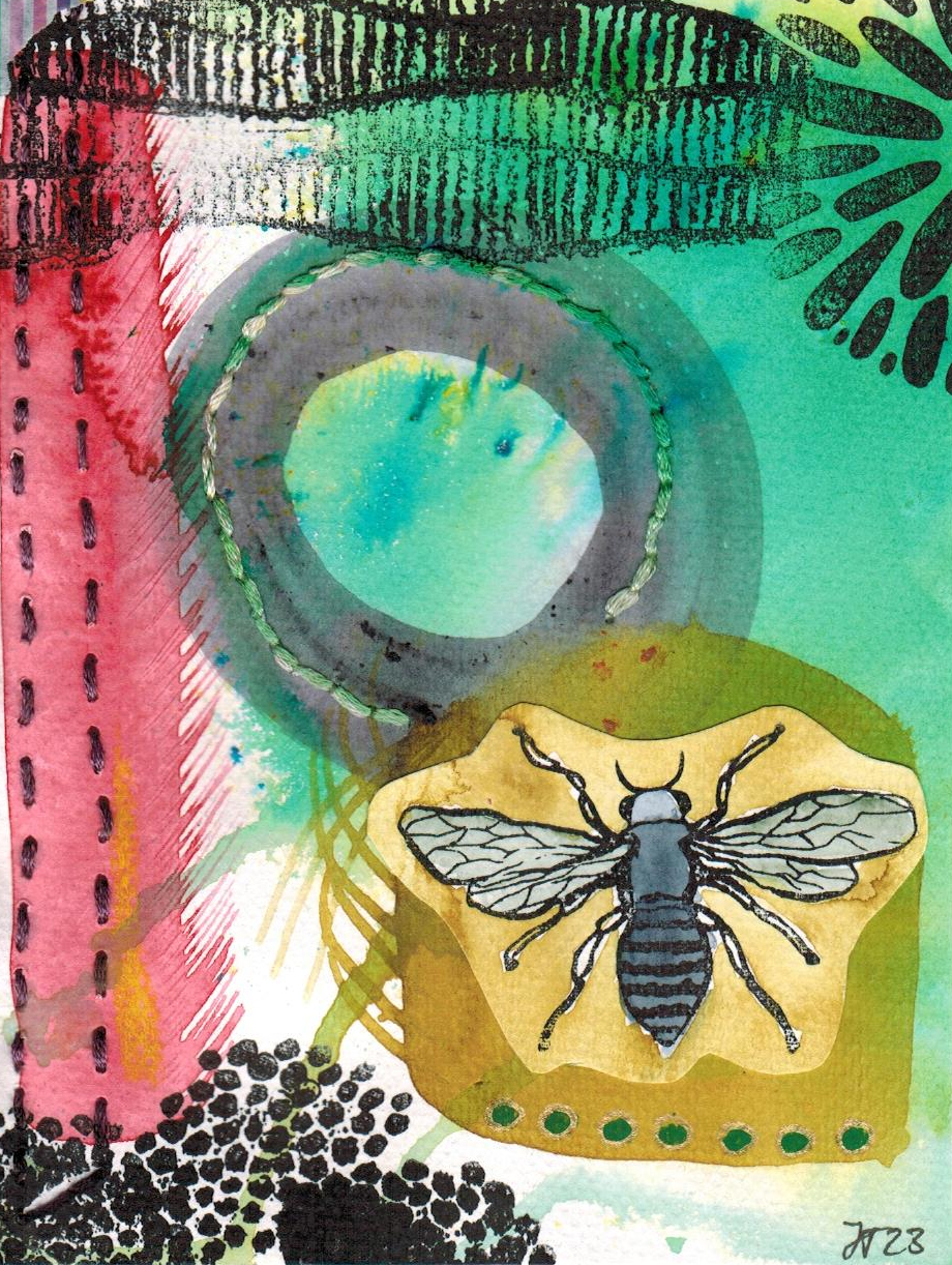 Abst_51_12x16cm Insekt