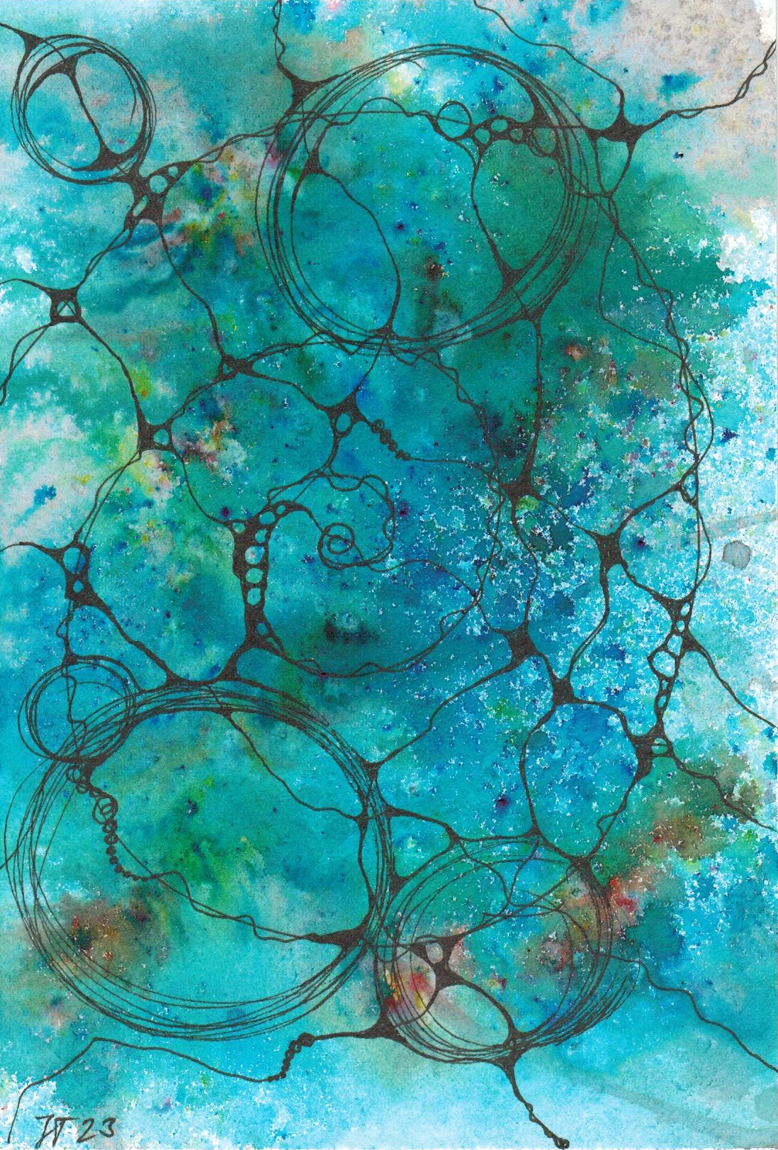 Abst_58_14x21cm Neuro Wasser