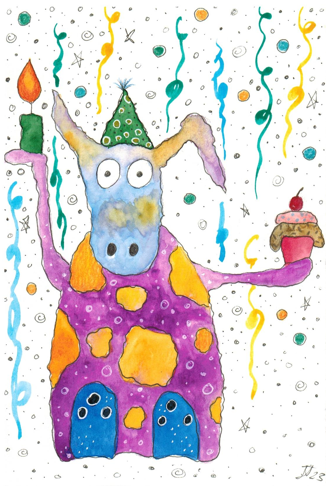 CC_28_14x21 cm Zauberermonster