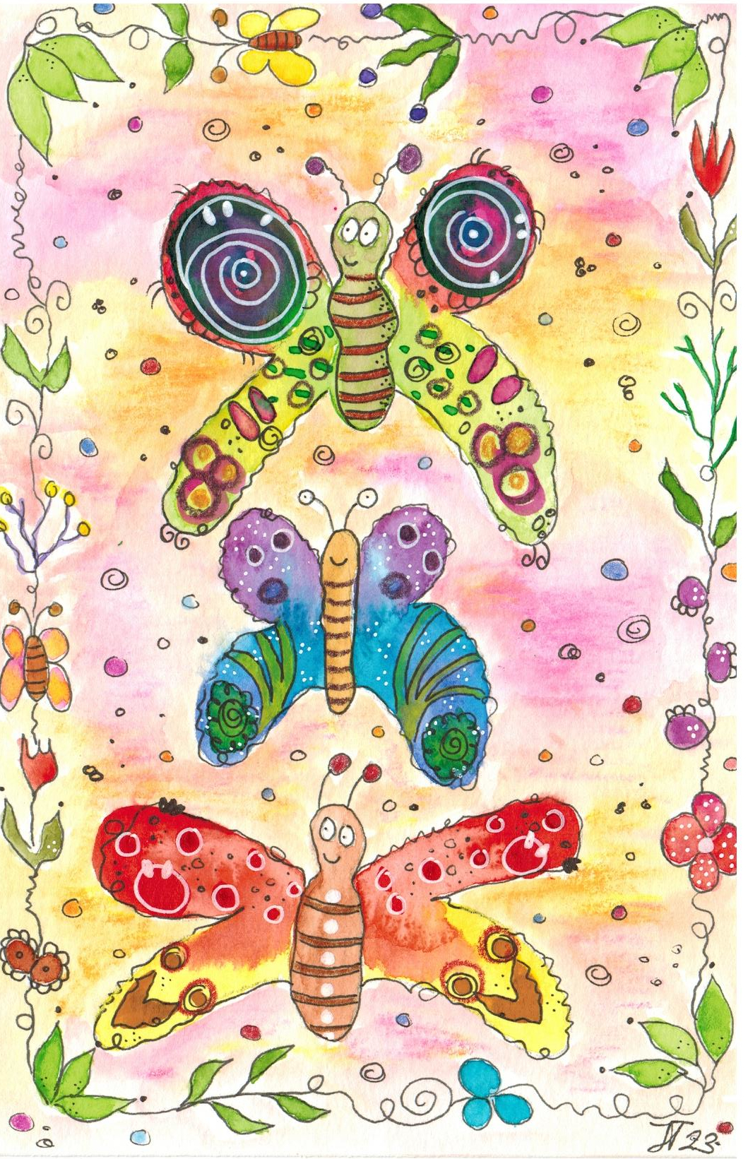 CC_31_14x21cm Schmetterlinge